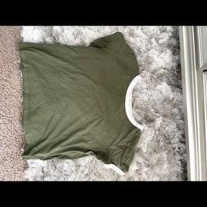 Women’s forever 21 crop top. Green